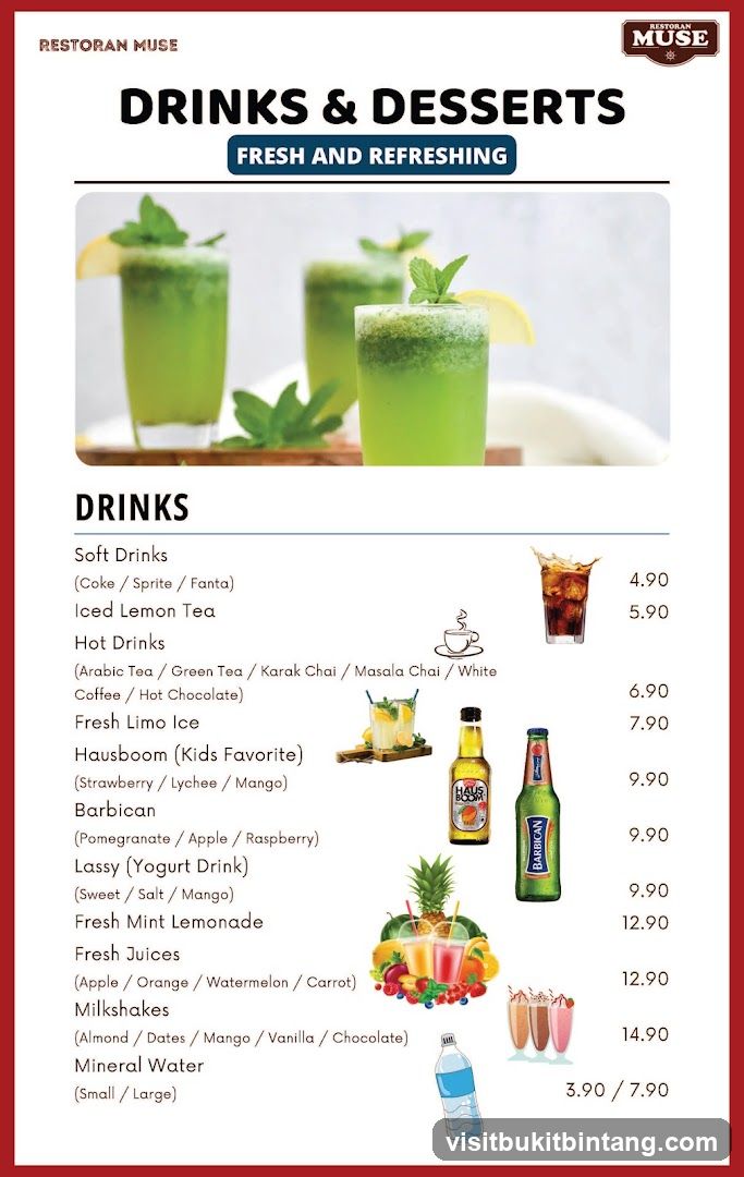 DRINKS & DESSERTS