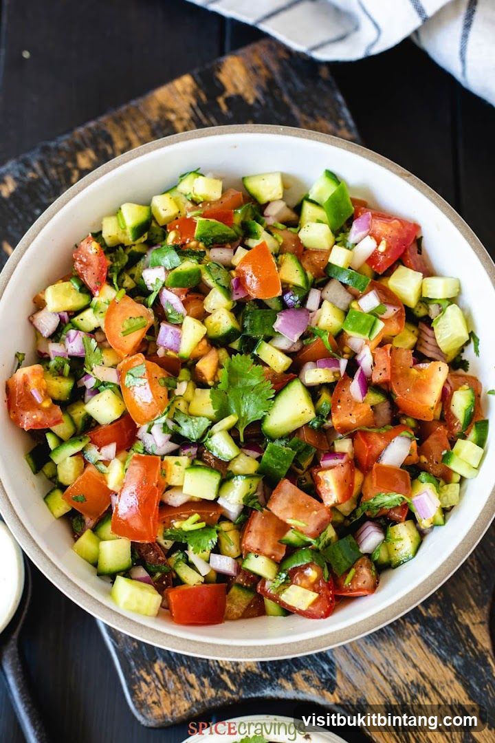Cucumber Tomato Salad