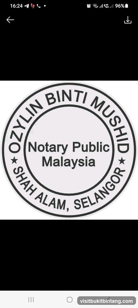 Pesuruhjaya Sumpah/Notari Awam Space U8(Pn. Ozylin) @ Tetuan Hasshahari & Partners
