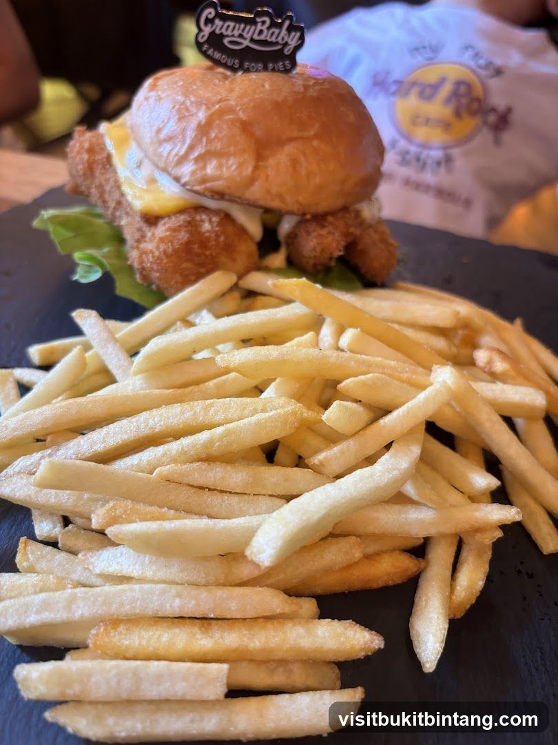 Burger and Fries