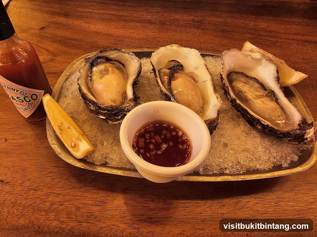 Oysters with Tabasco Sauce