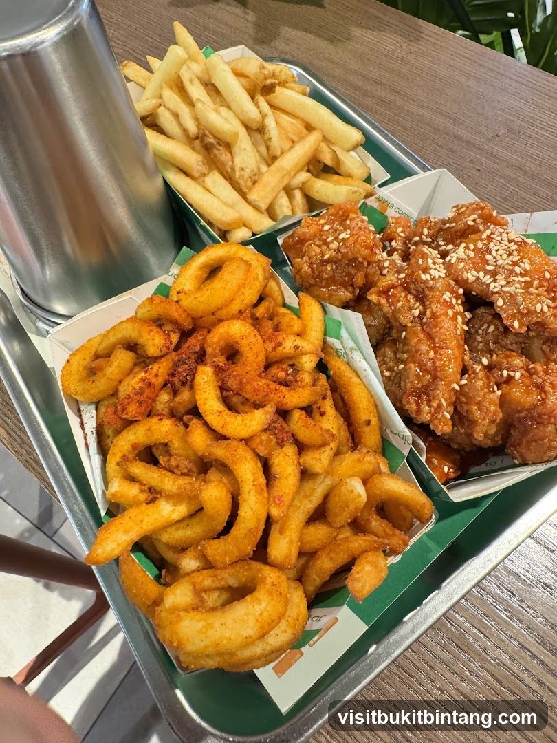 Fried Chicken and Fries