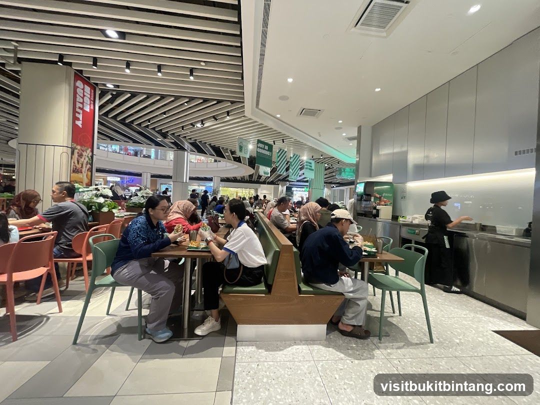 Diners at a Food Court