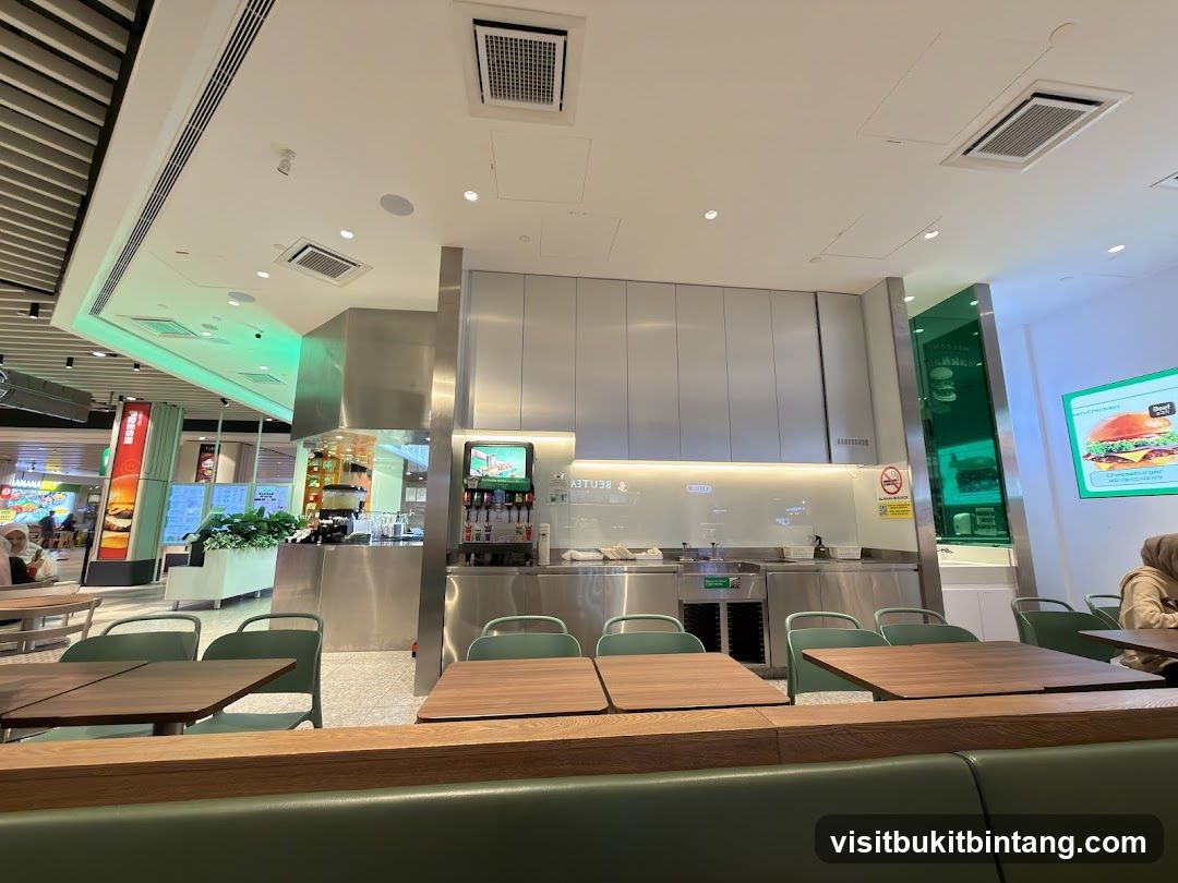 Burger Restaurant Interior