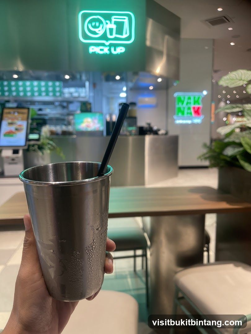 Restaurant Interior with Pick Up Sign
