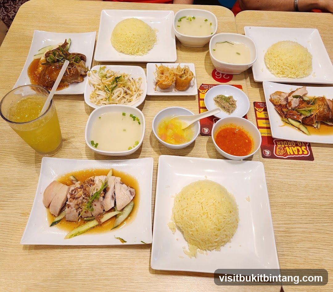 Hainanese Chicken Rice Meal