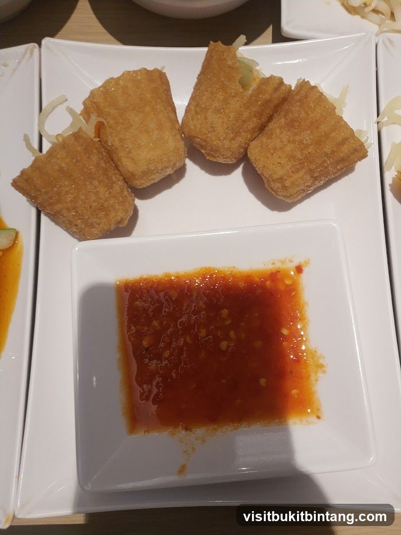 Fried Tofu with Dipping Sauce
