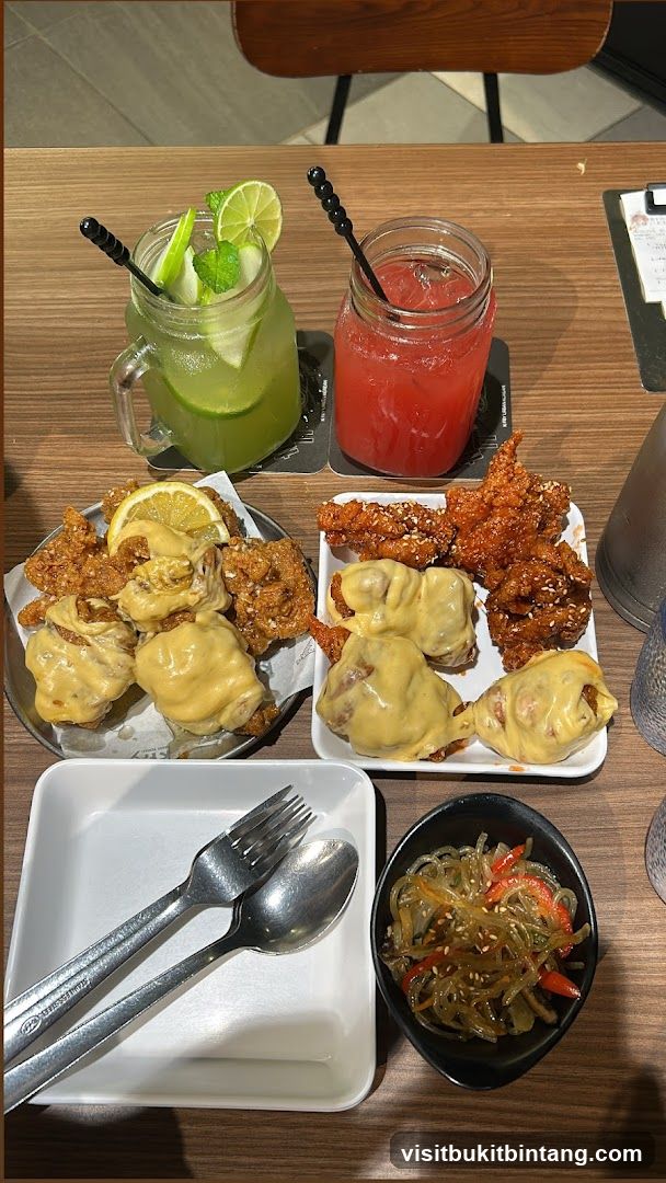 Fried Chicken and Drinks