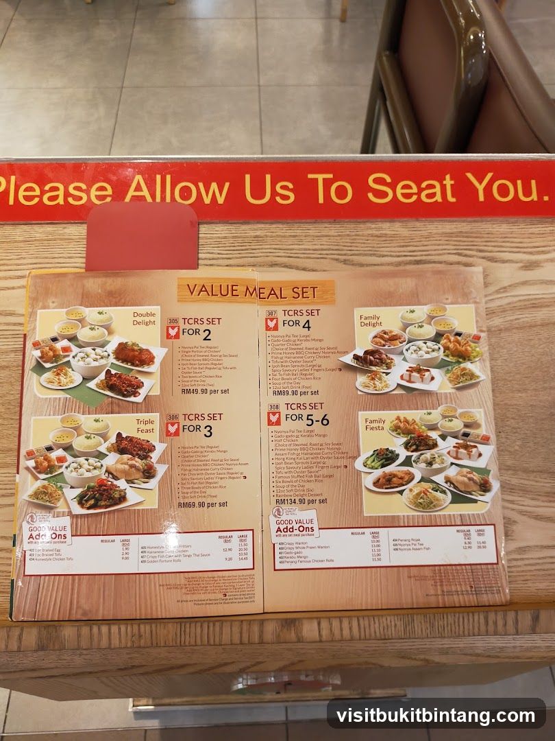 VALUE MEAL SET