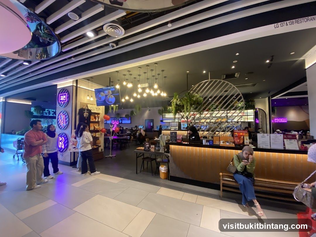 Restaurant Interior with Customers