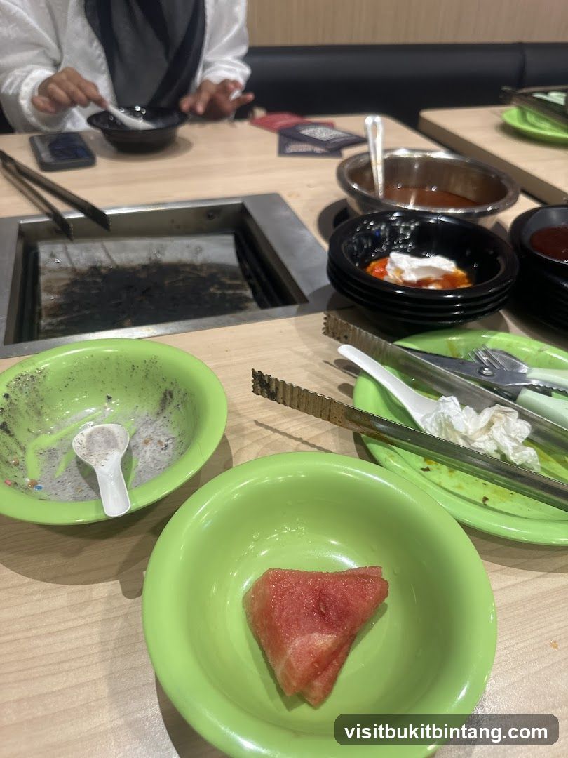 Table with Food and Utensils