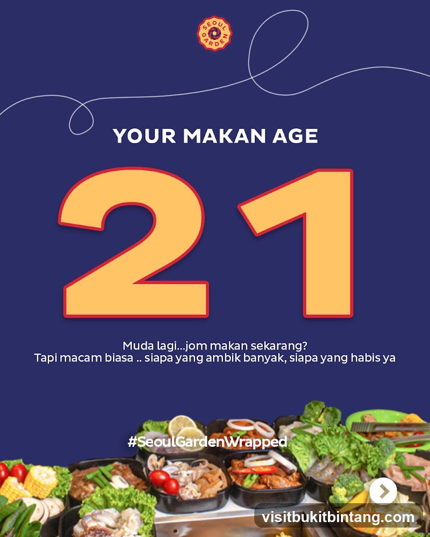 Seoul Garden 21st Birthday Promotion