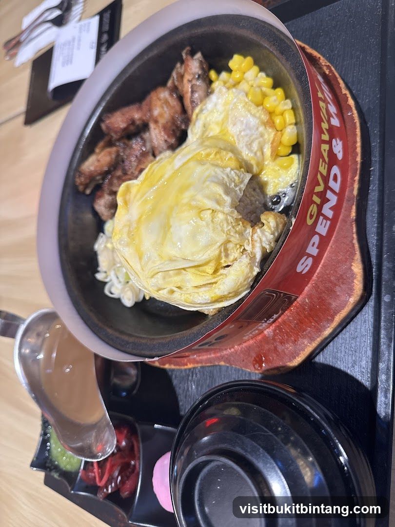 Sizzling Plate Meal