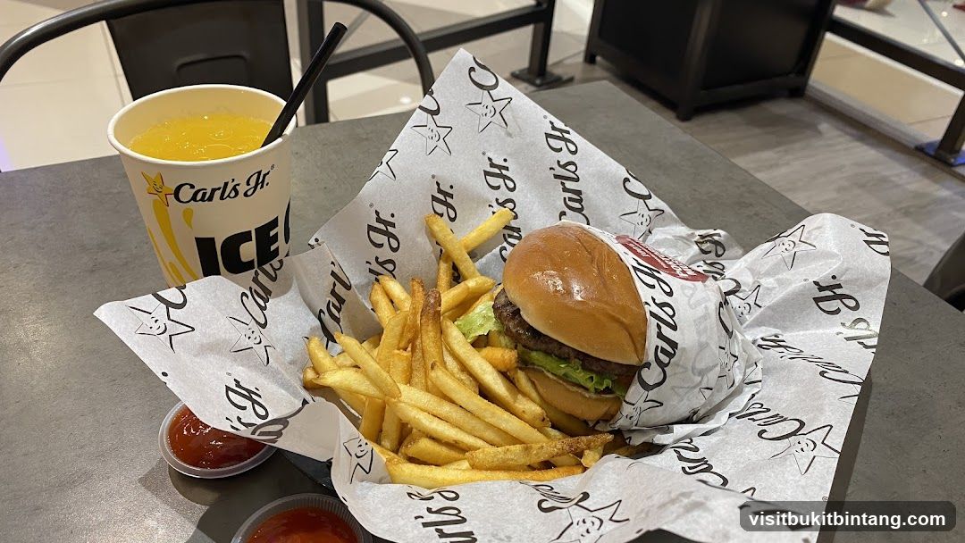Burger and Fries Meal