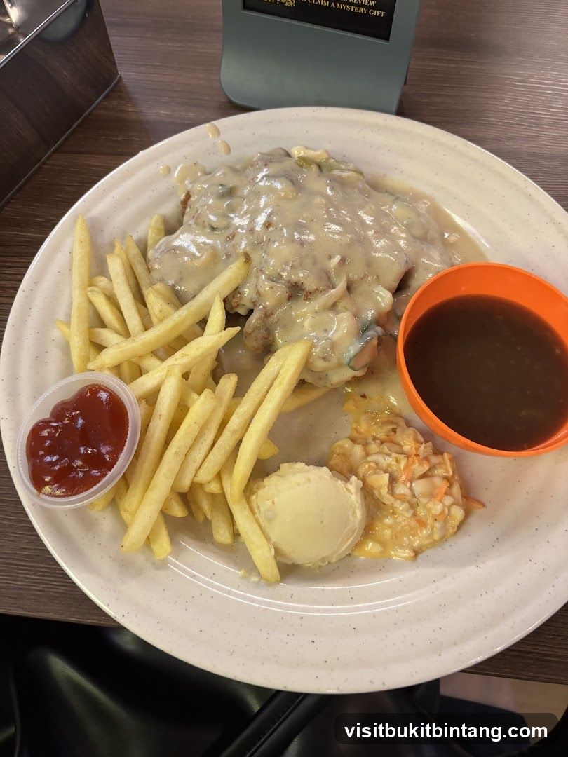 Chicken Dish with Fries