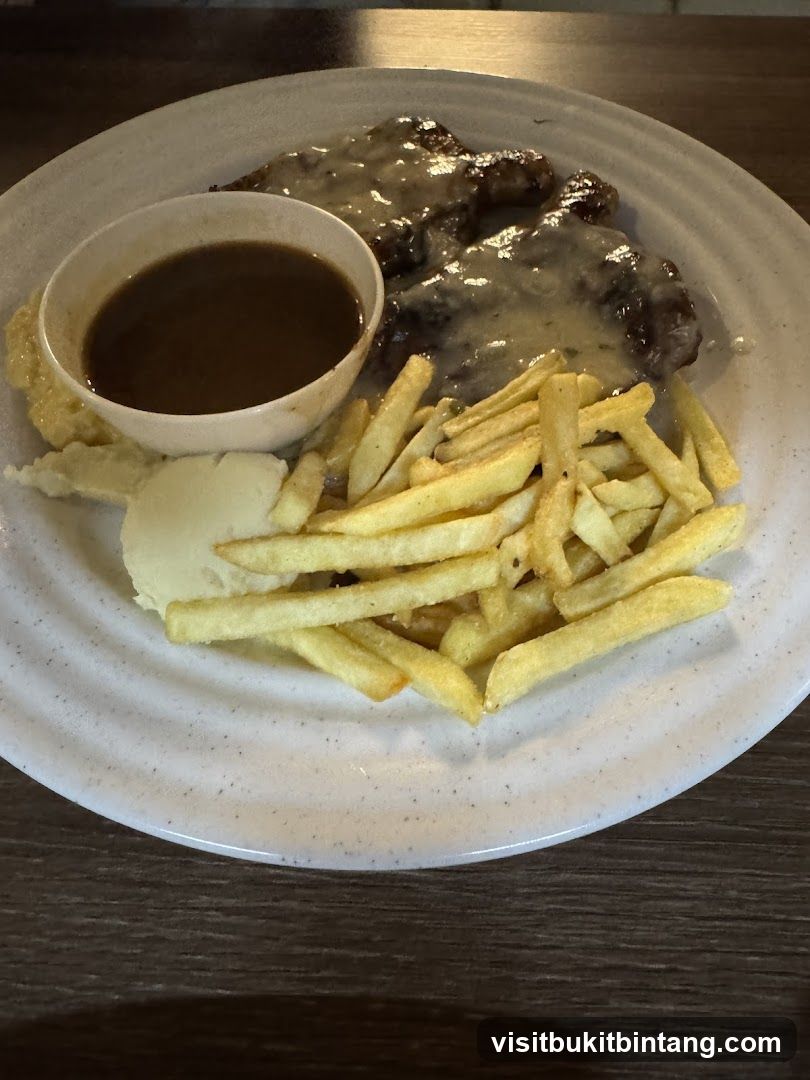 Steak with Fries and Gravy