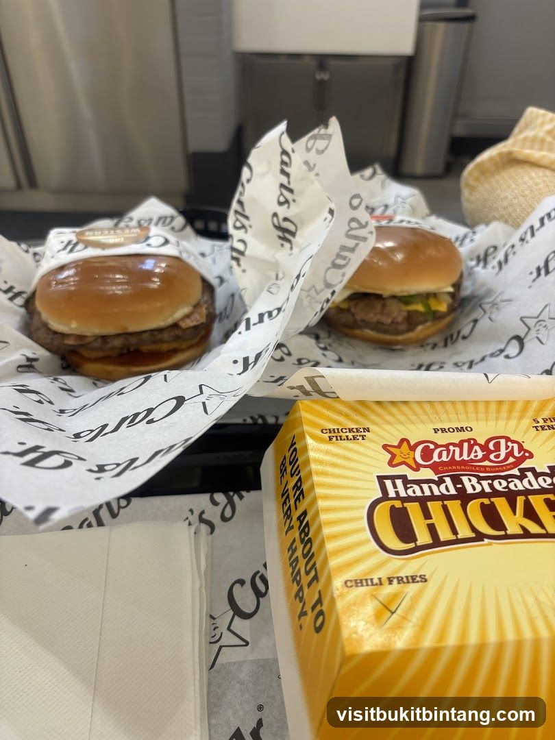 Carl's Jr. Burgers and Chicken Sandwich
