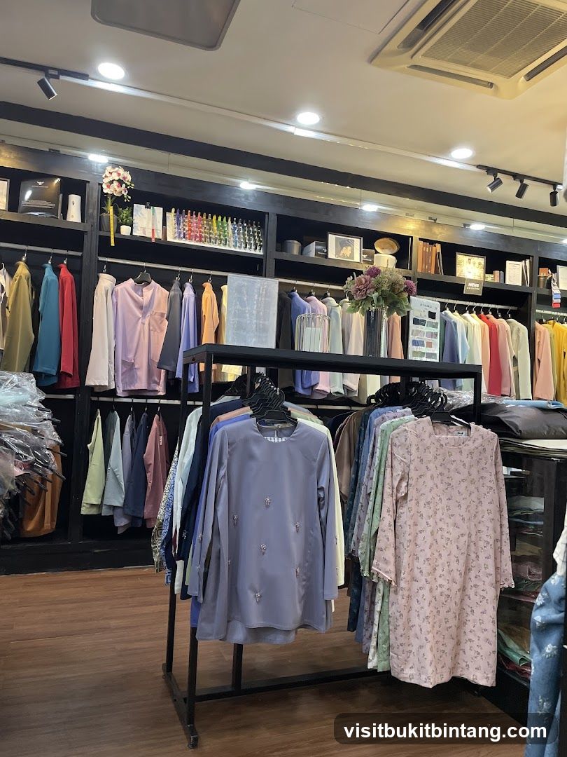 Clothing store interior