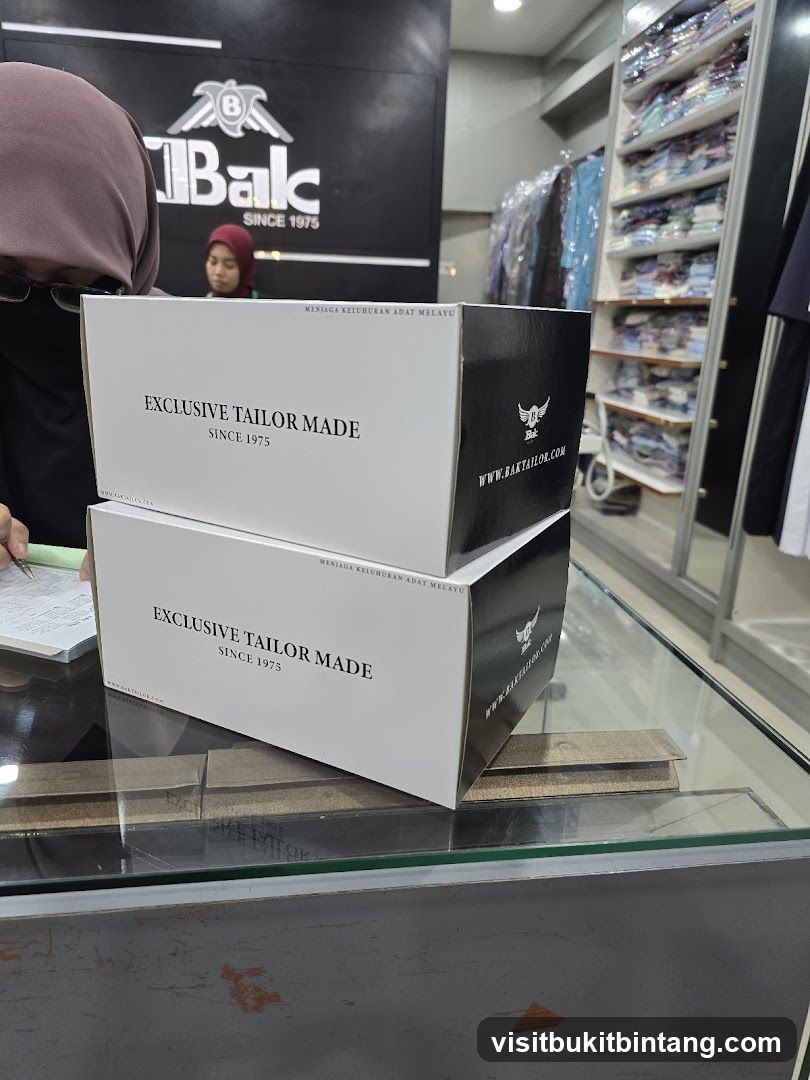 Tailor Shop Boxes