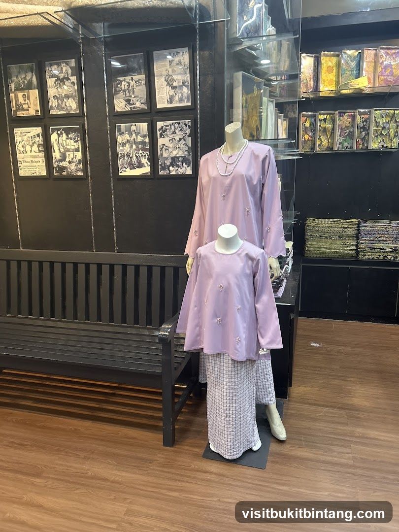 Mannequins in traditional attire