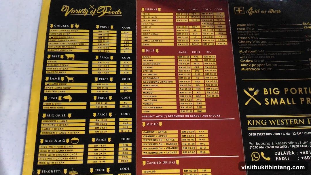 Variety of Foods