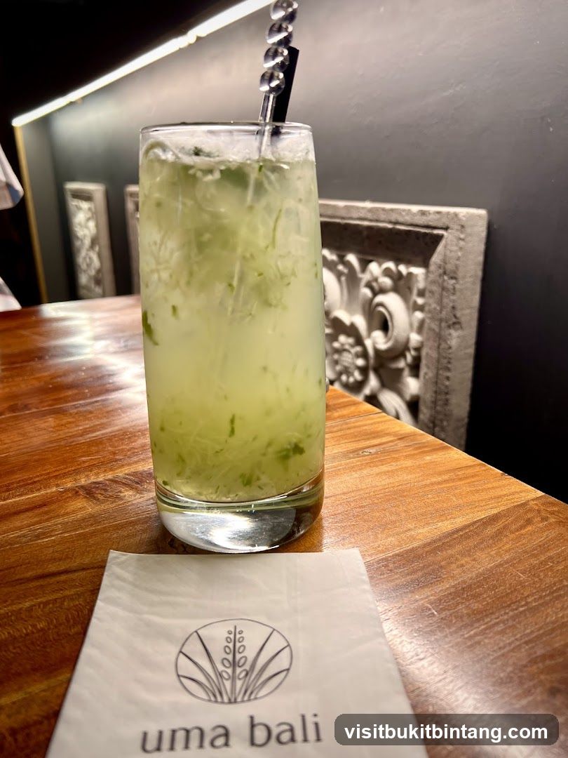 Cocktail with Napkin