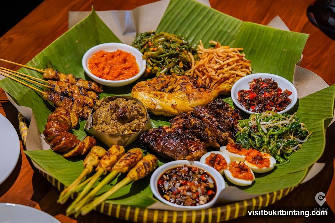 Platter of Indonesian Food