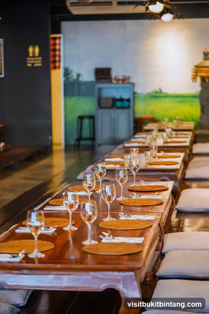 Restaurant Dining Setup