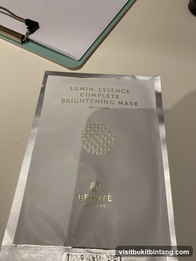 Brightening Face Mask Packaging