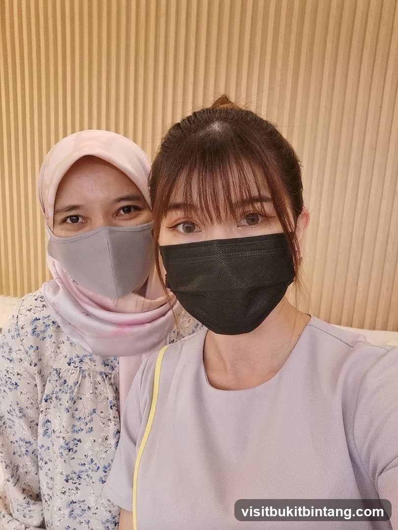 Two Women Wearing Masks