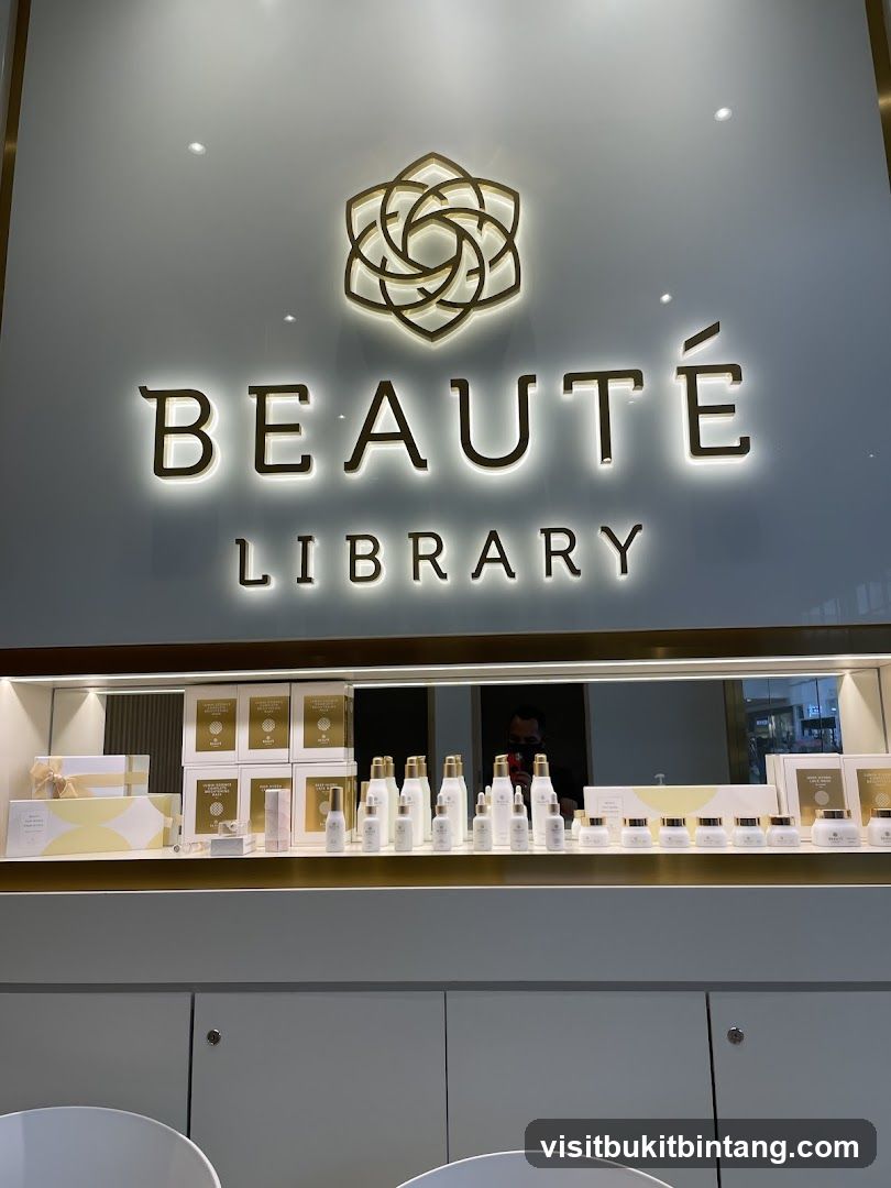 Beauté Library Display