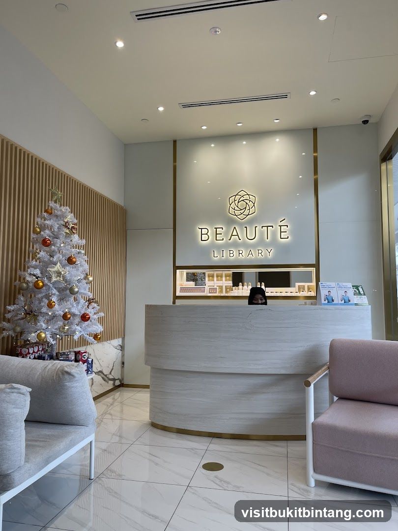 Beauté Library Reception Area
