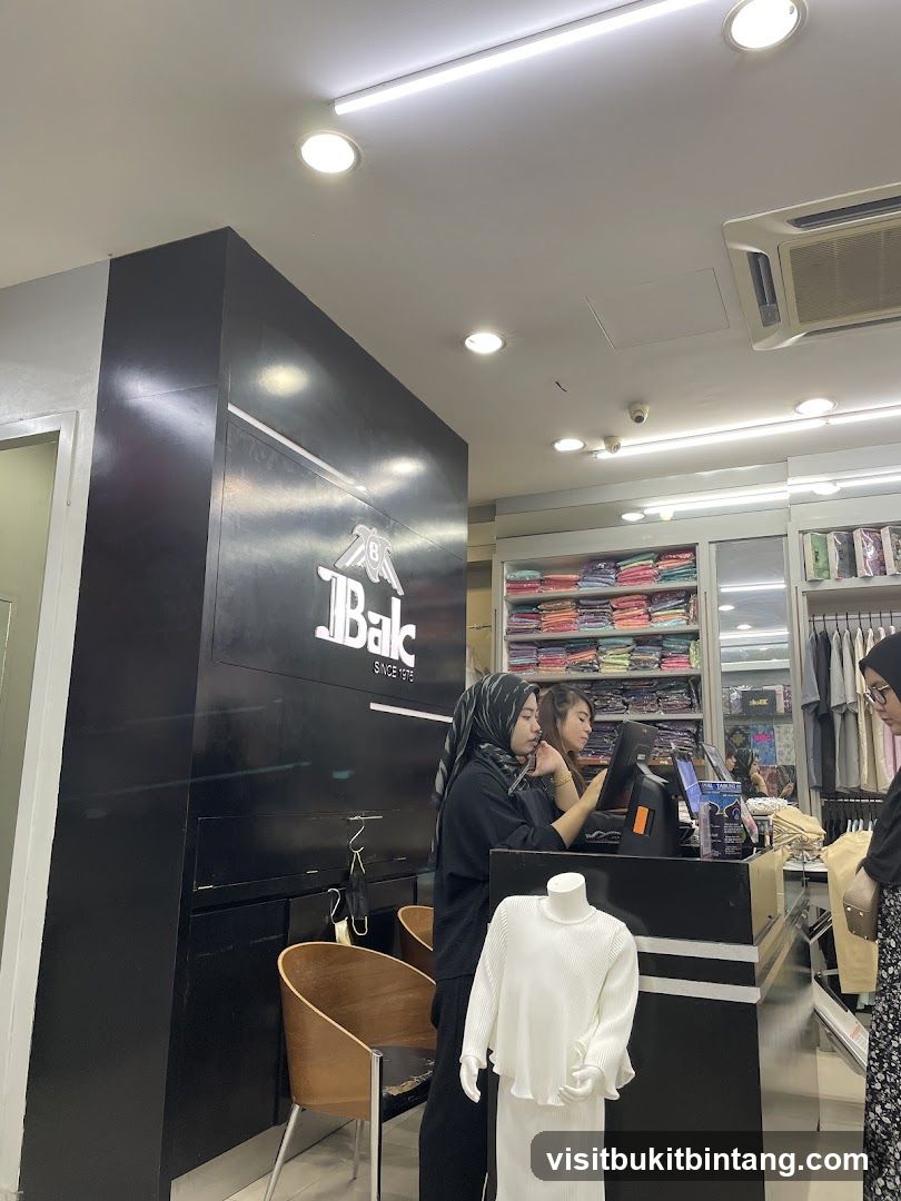 Store Interior with Clothing Displays
