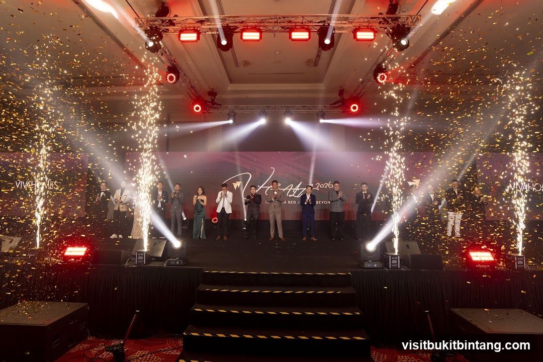 Award Ceremony with Confetti and Fireworks