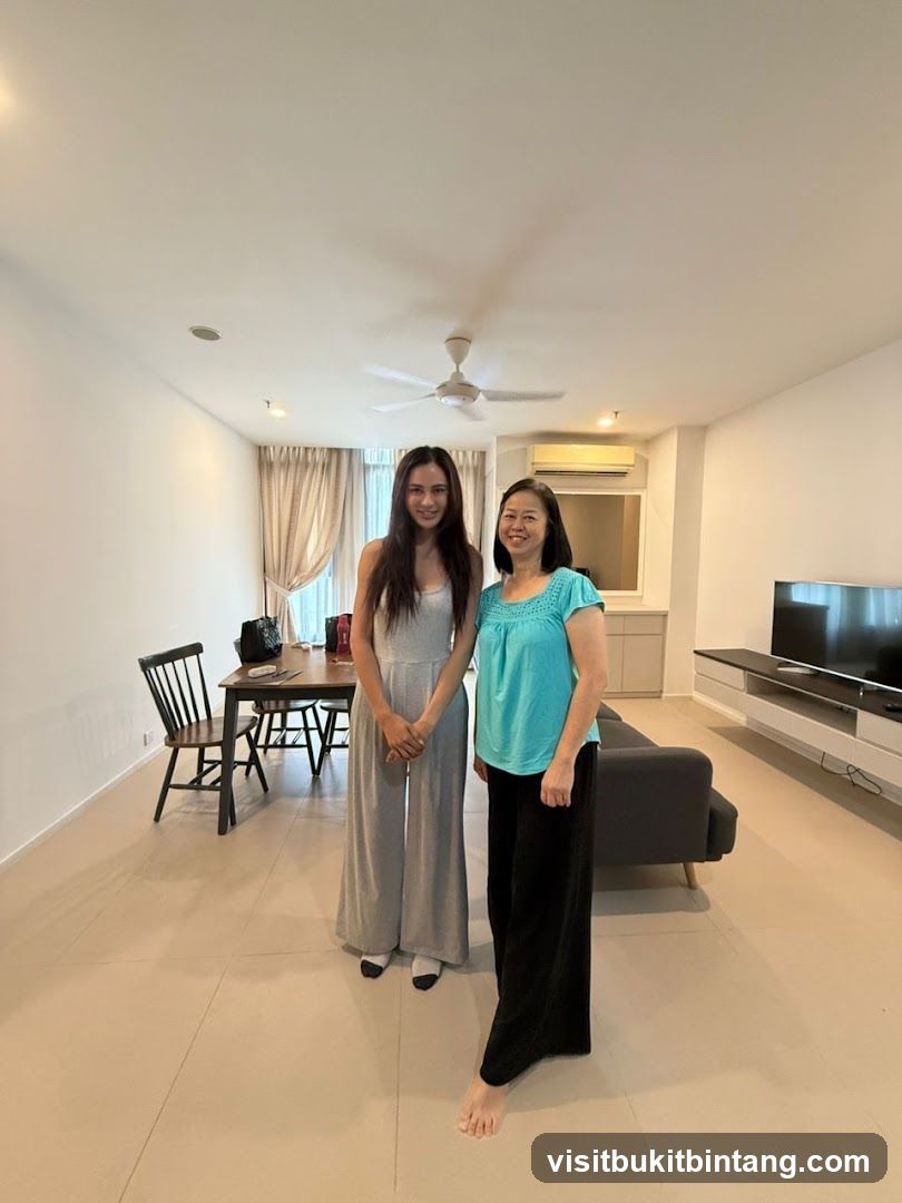 Two women in a living room