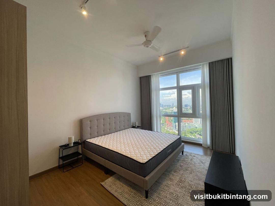 Bedroom with a view