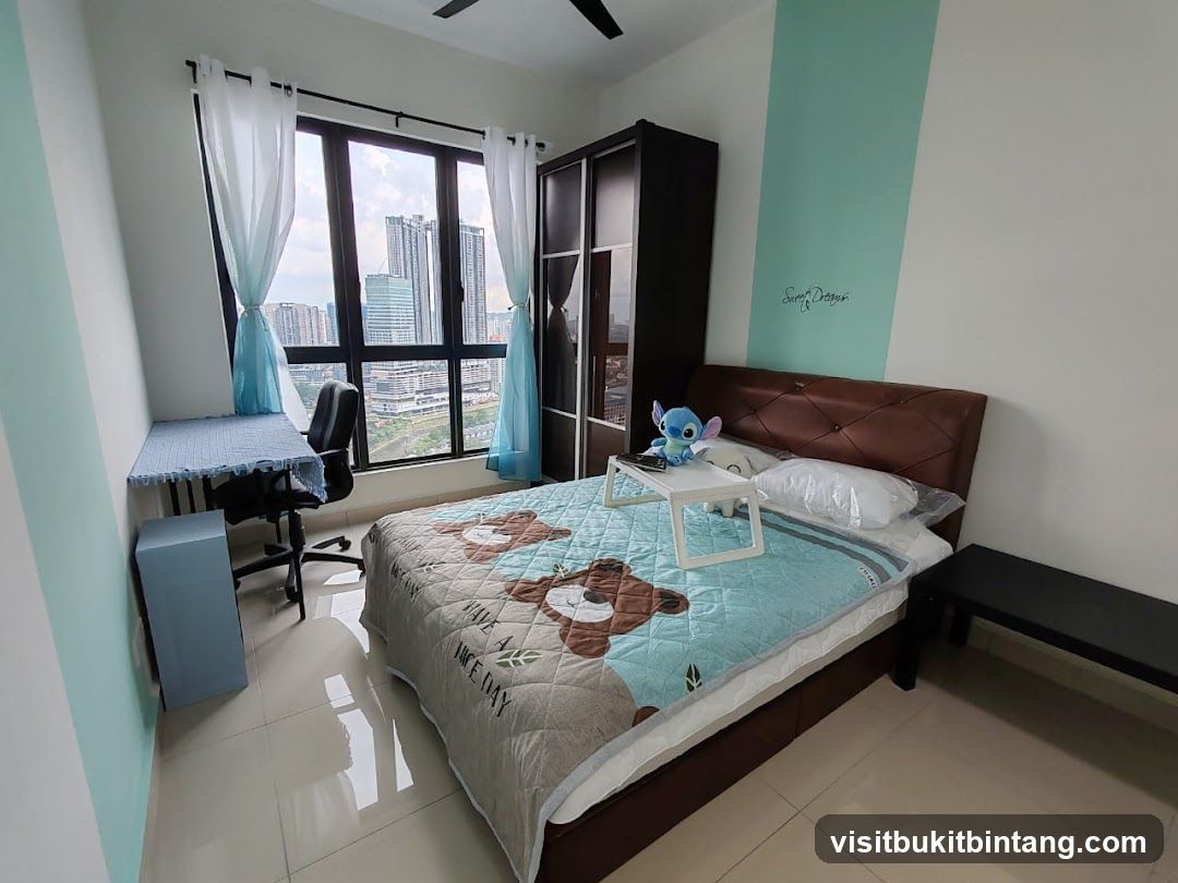 Bedroom with a view