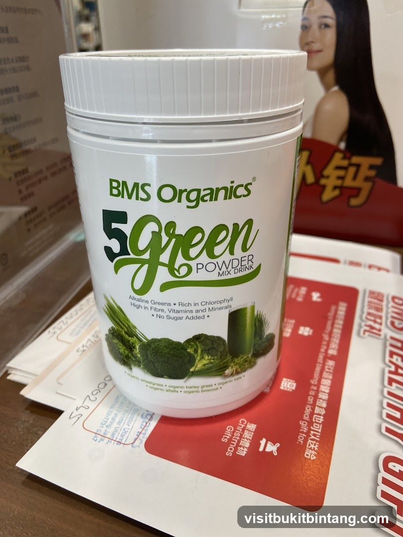 BMS Organics 5 Green Powder Mix Drink