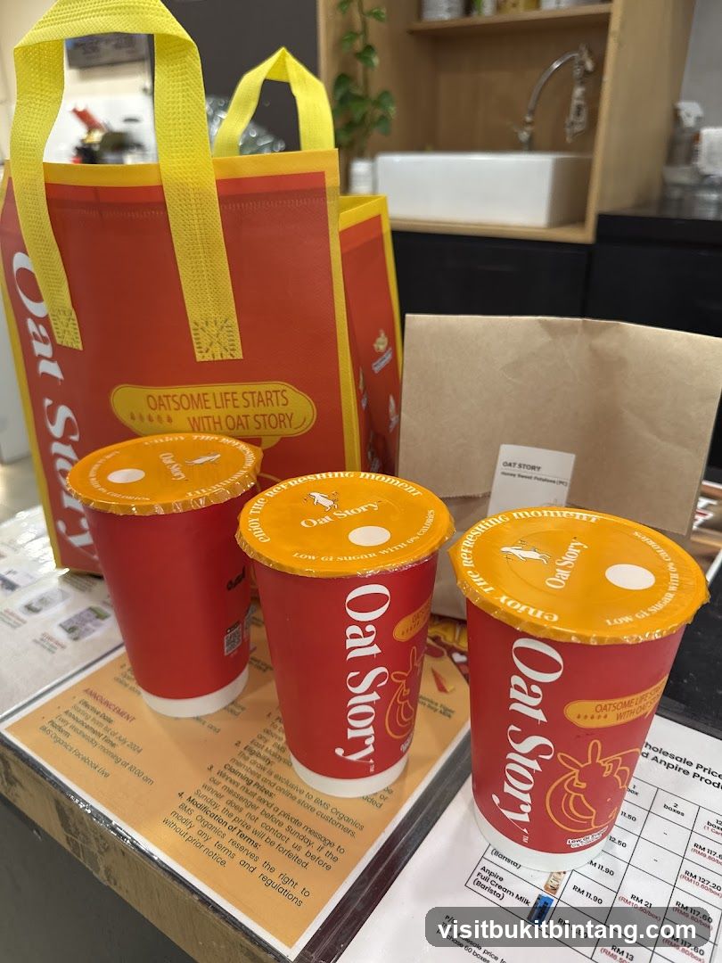 Oat Story Drinks and Bags