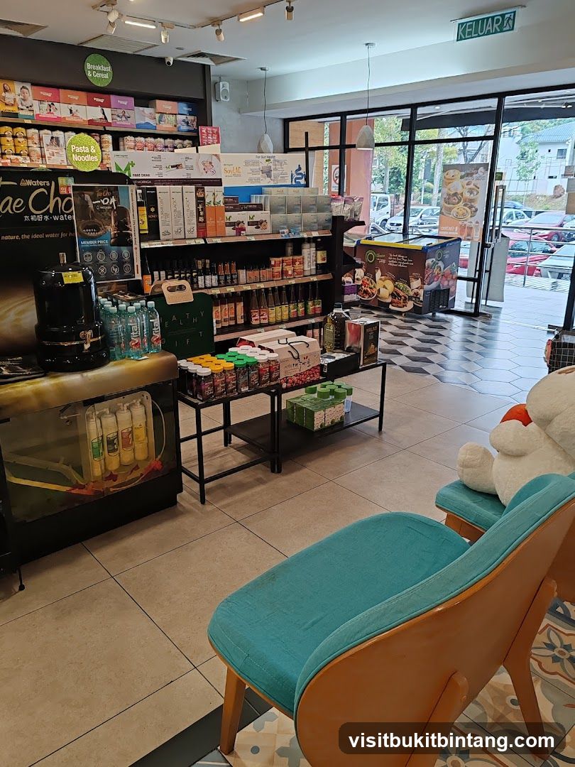Store Interior with Health Products