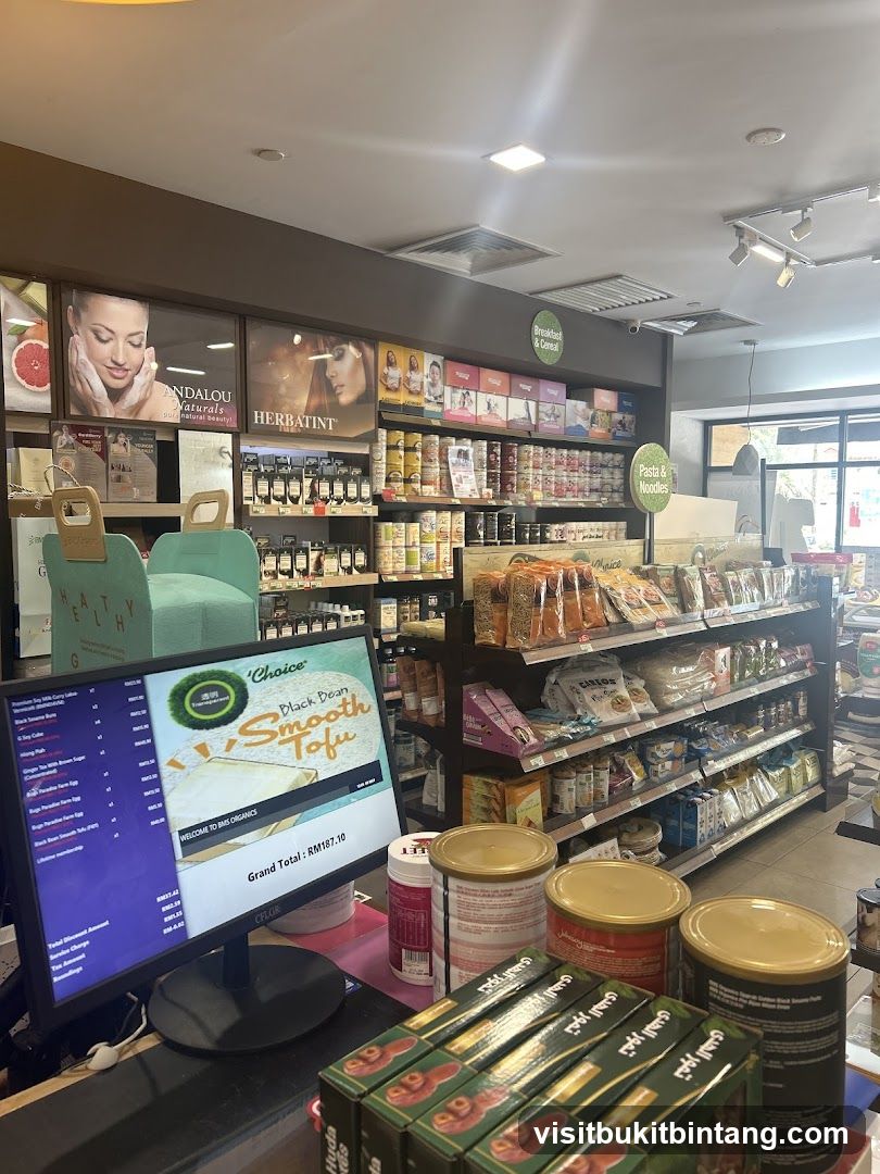 Store Interior with Products and POS System