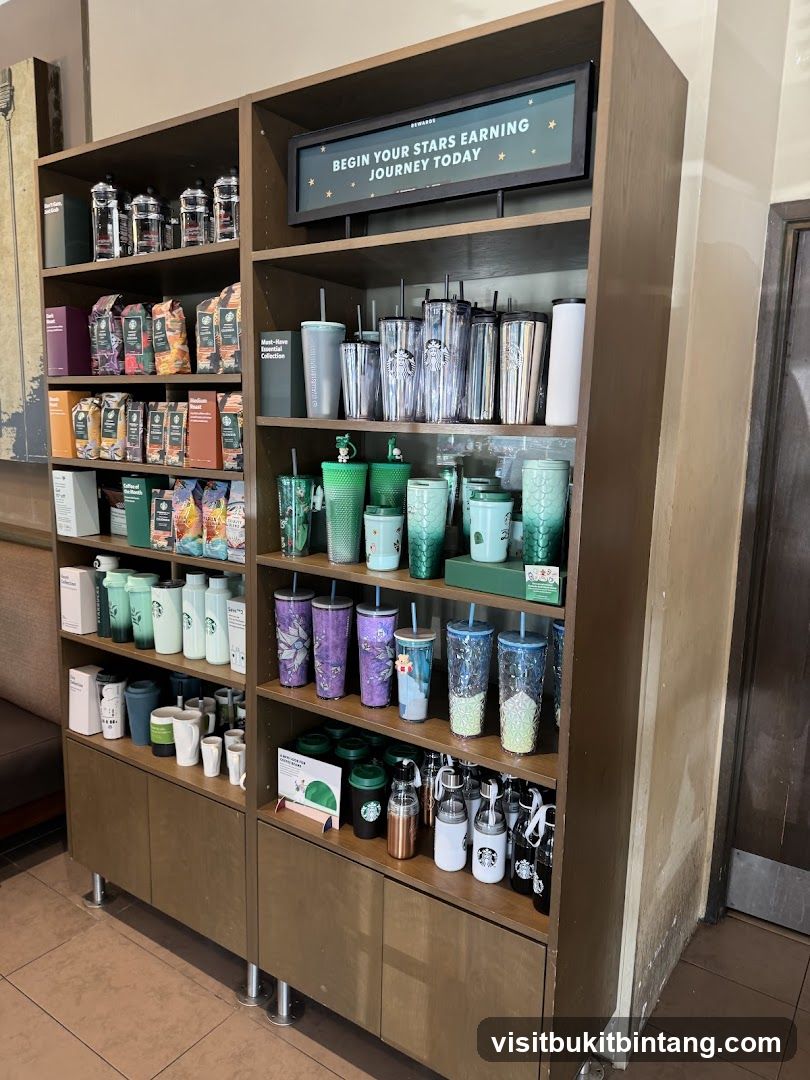 Starbucks Merchandise Display