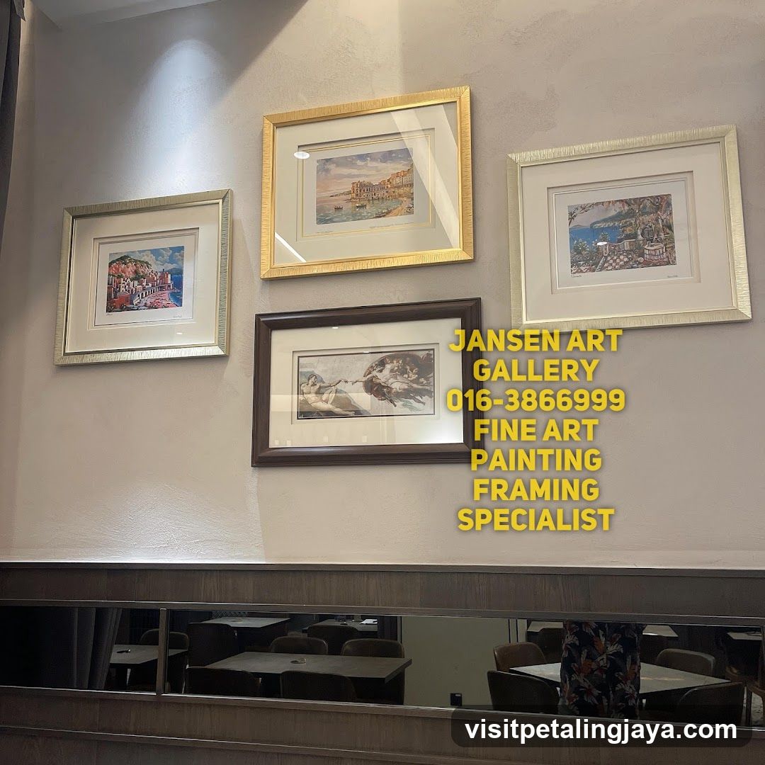 Jansen Art Gallery Interior Wall Display