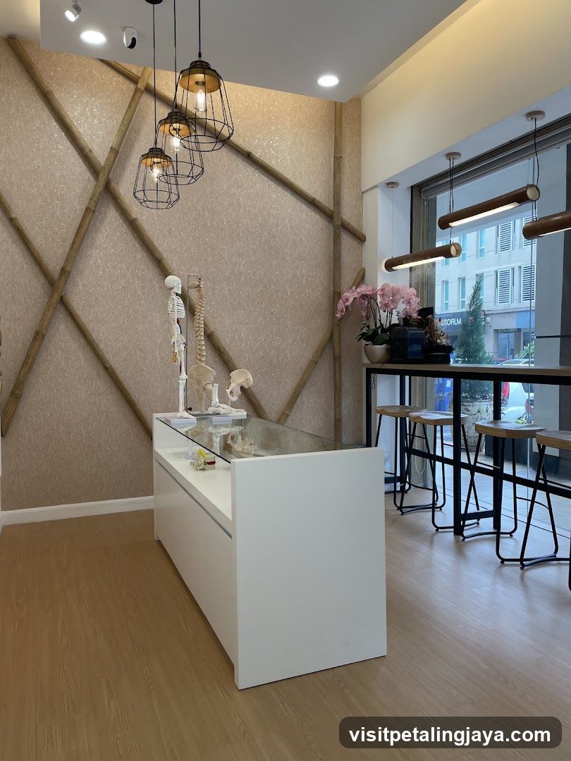 Interior of a medical or wellness clinic