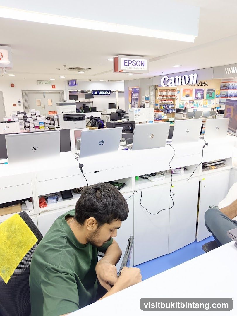 Electronics Store Display