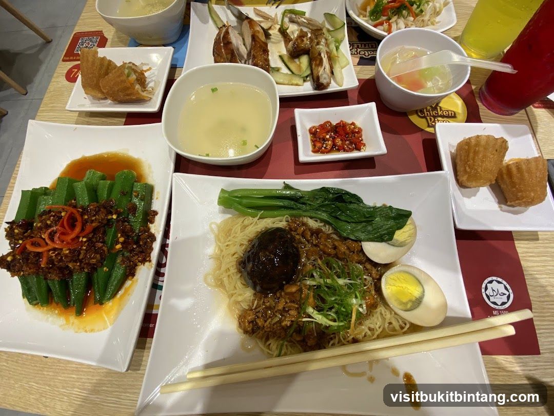 Table with various dishes
