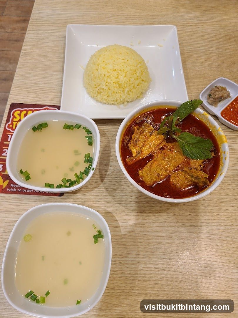 Curry Chicken Rice Meal