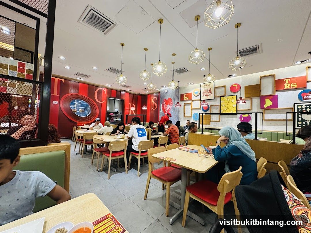 Restaurant Interior with Diners
