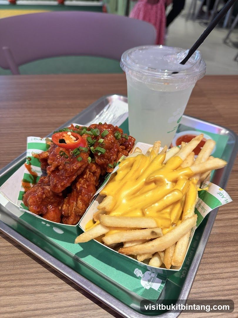 Fried Chicken and Cheese Fries