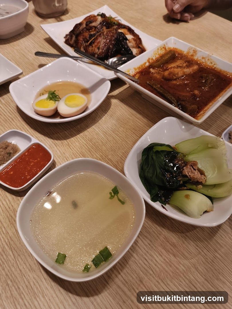 Table with various dishes